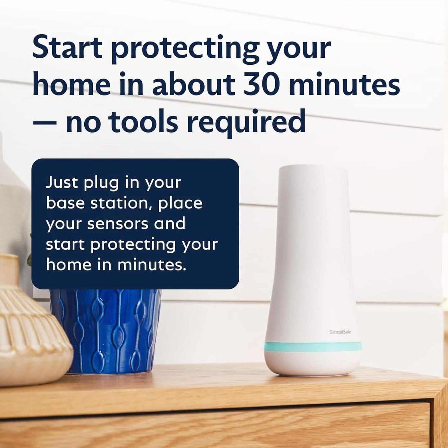 10-Piece: SimpliSafe Wireless Home Security System with Outdoor Camera (Refurbished)