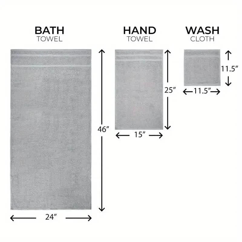 10-Piece: Towel Set with Upgraded Softness & Durability