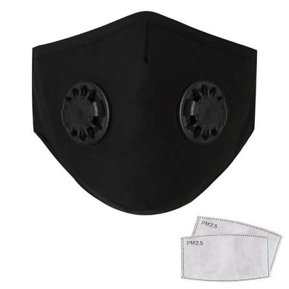 10-Pieces: Double Breathing Valve PM 2.5 Mask Respirator