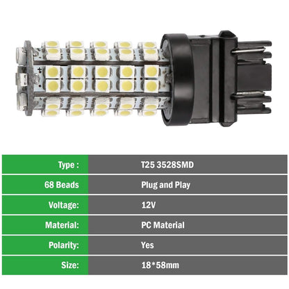 10-Pieces: LED Car Light Bulbs