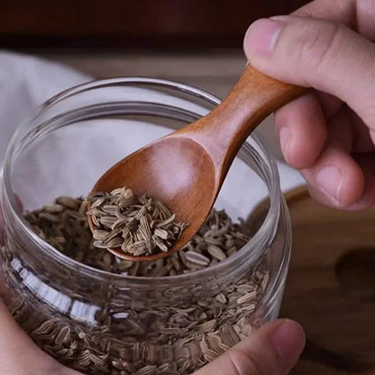 10-Pieces: Mini Wooden Spoons