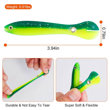 10-Pieces: Realistic Bass Loach Swimming Lure