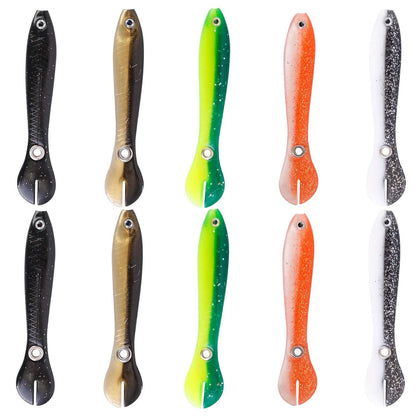 10-Pieces: Realistic Bass Loach Swimming Lure