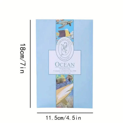 10-Pieces: Scented Sachets For Drawers and Closet Air Freshener Sachets with Home Hanger