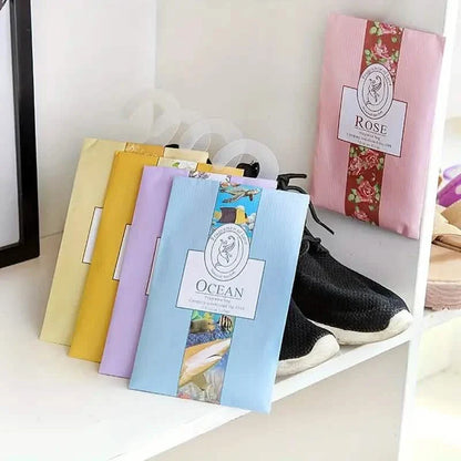 10-Pieces: Scented Sachets For Drawers and Closet Air Freshener Sachets with Home Hanger