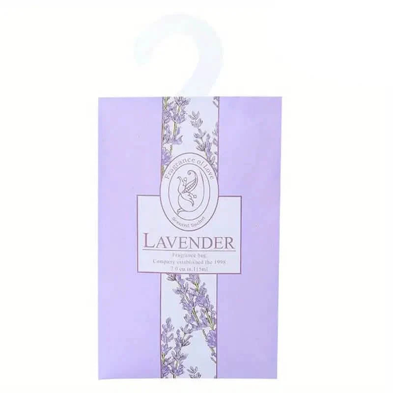 10-Pieces: Scented Sachets For Drawers and Closet Air Freshener Sachets with Home Hanger