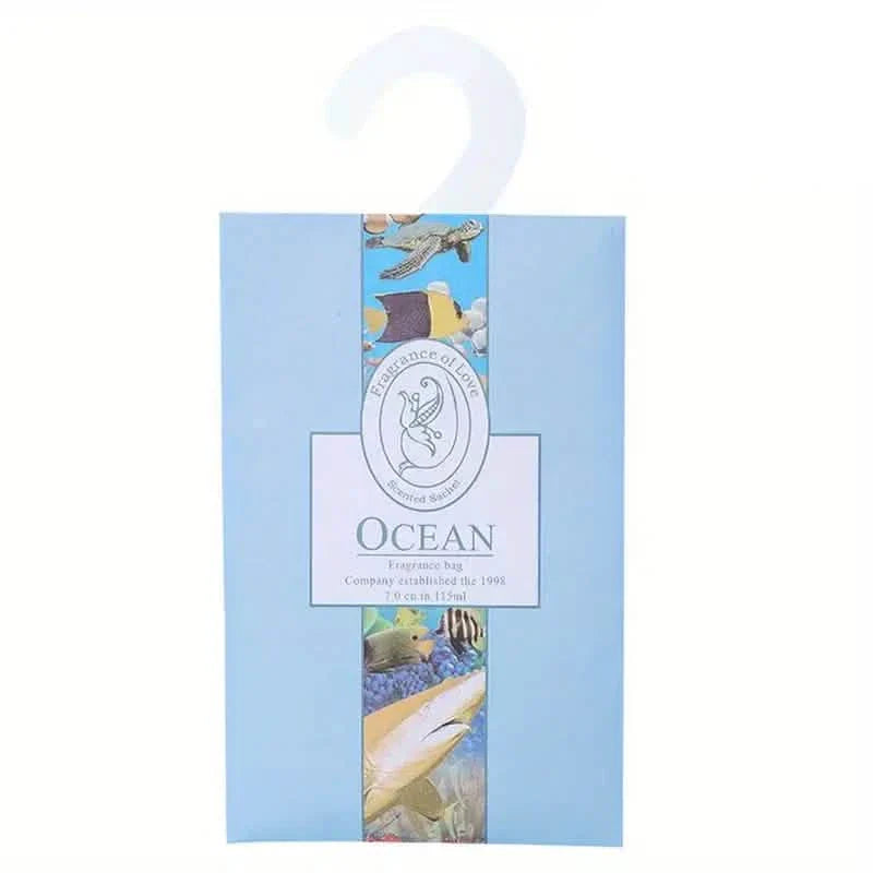 10-Pieces: Scented Sachets For Drawers and Closet Air Freshener Sachets with Home Hanger