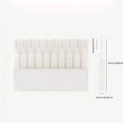 10-Pieces Set: Easy-Clean Shower Nozzle Brushes - Hassle-Free Showerhead Crevices Cleaner