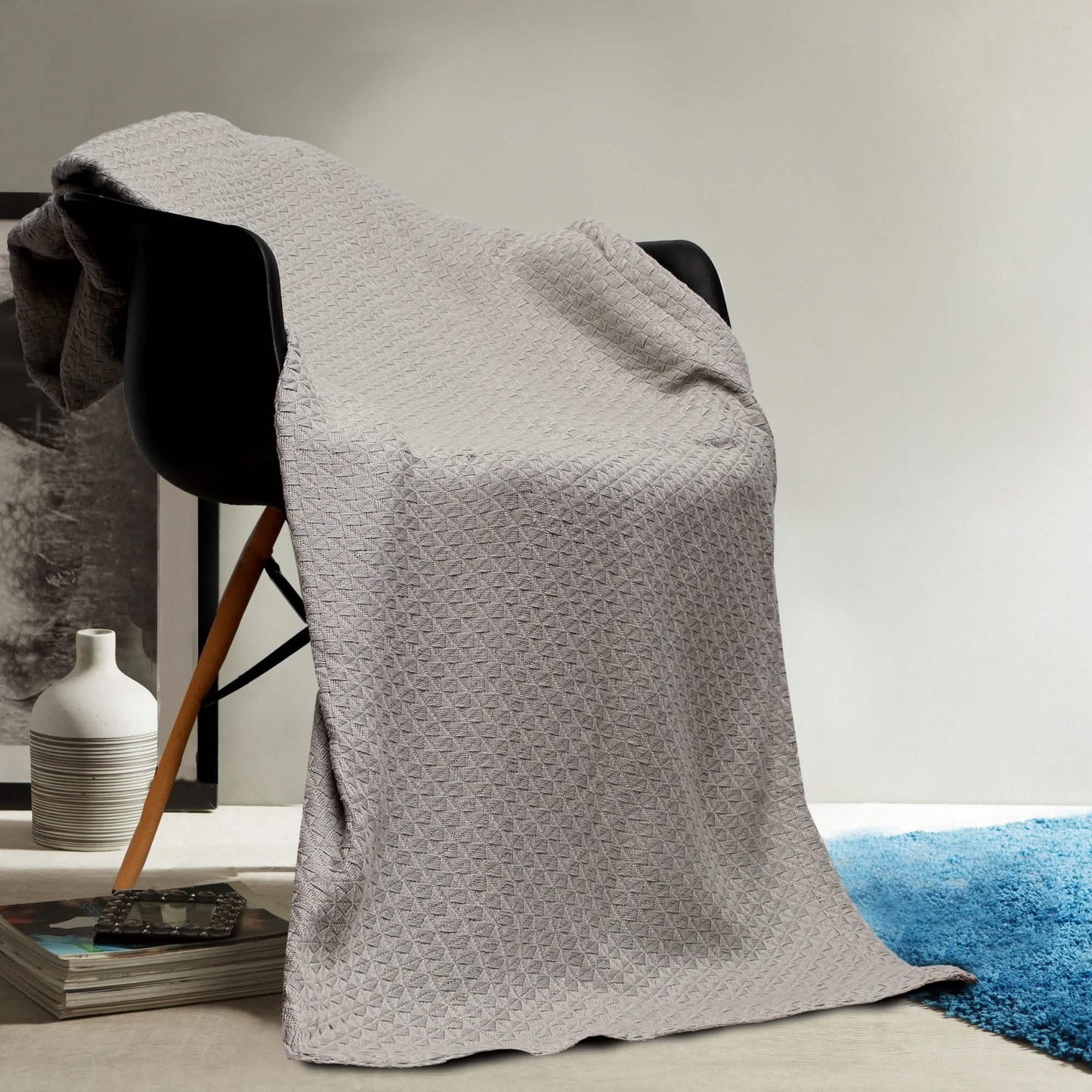 100% Cotton Oversized Heavy Super Soft Throw Blanket Cover