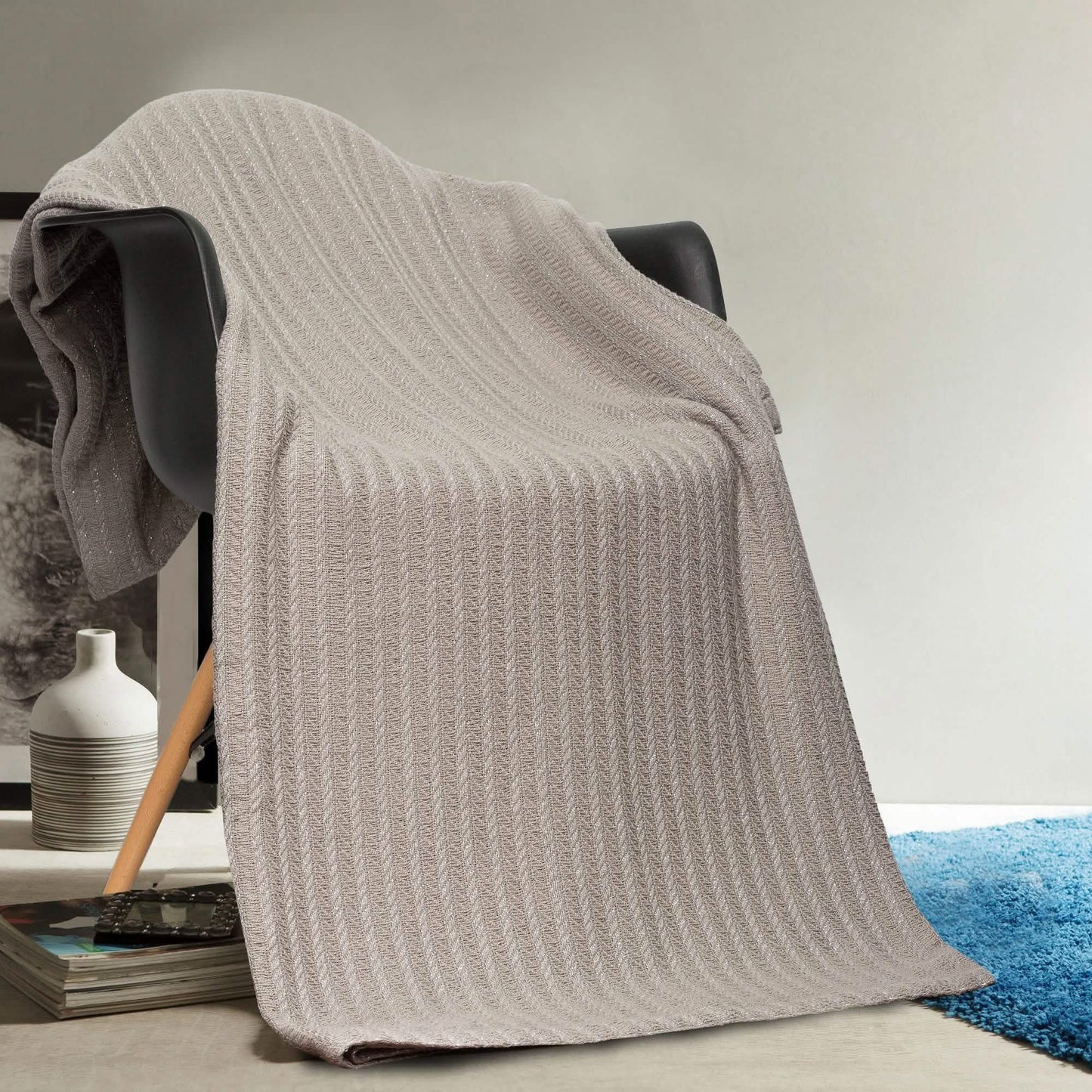 100% Cotton Oversized Heavy Super Soft Throw Blanket Cover