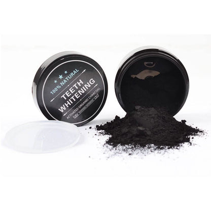 100% Natural Charcoal Teeth Whitening Powder
