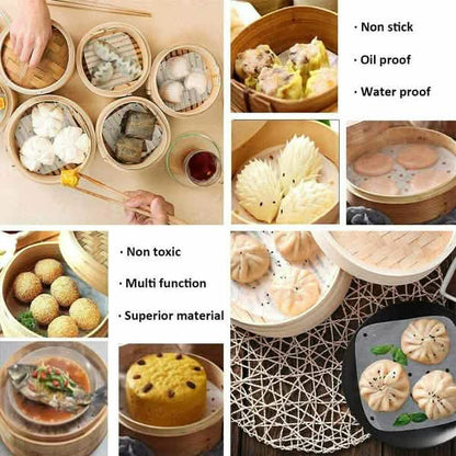 100-Piece: Air Fryer Parchment Paper