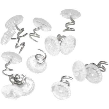 100-Piece: Transparent Head Twist Needle
