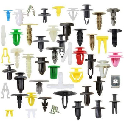 100-Piece: Universal Plastic Car Clips