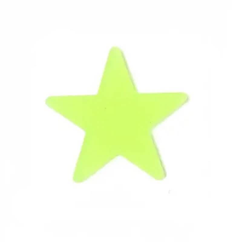 100-Pieces: Luminous Glow in the Dark Star Wall Stickers
