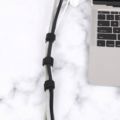 100-Pieces: Reusable Cable Ties 6" Wire Management Holder