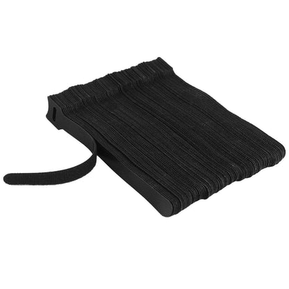 100-Pieces: Reusable Cable Ties 6" Wire Management Holder
