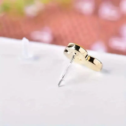 100-Pieces: Transparent Plastic Ear Clog Ear Stud Earring Pin Backs Ear Plug