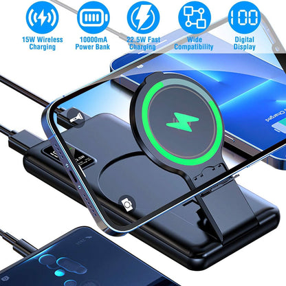 1000 mAh Wireless Foldable Power Bank