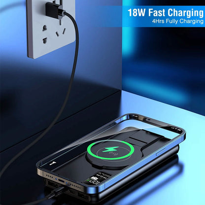 1000 mAh Wireless Foldable Power Bank