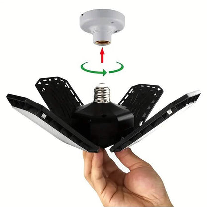 10000LM Super Bright 3 Leaf LED Garage Light Bulbs