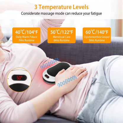 10000mAh Power Bank Rechargeable Pocket Warmer Double-Sided Heating