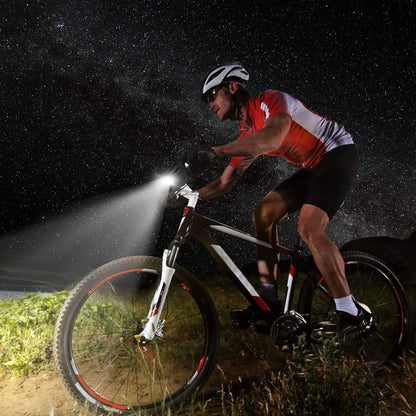 1000LM Bike Front Light Rechargeable Handlebar Head Light with 6 Lighting Modes