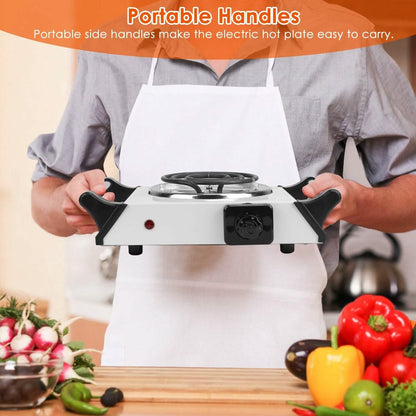 1000W Electric Burner Portable Coil Heating Hot Plate Stove Countertop