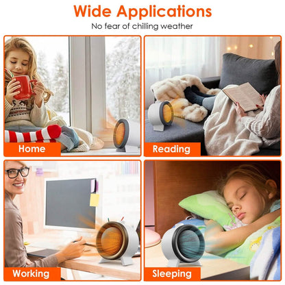 1000W Electric Space Heater Fan