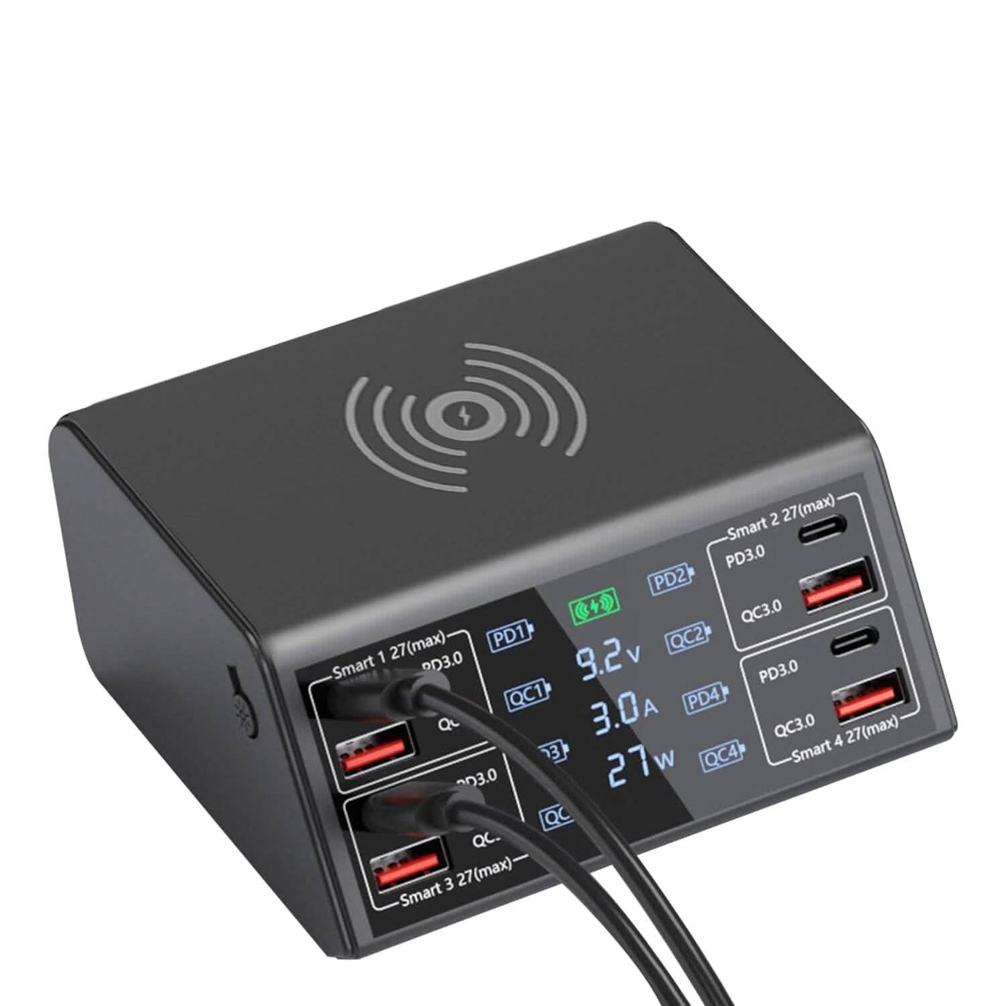100W USB Charging Station 8-Port Charging Hub