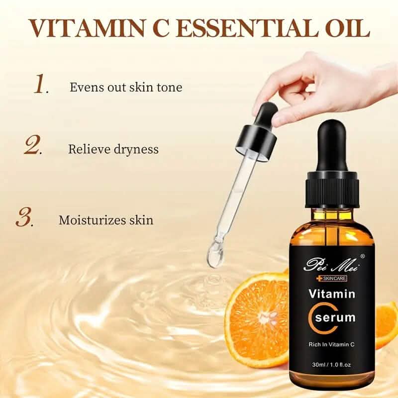 1.01oz Vitamin C Serum Moisturizing and Brightening Skin