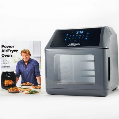 Power Air Fryer 10-in-1 Pro Elite Oven 6-qt with Cookbook (Refurbished)