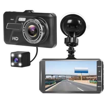 1080P 4-Inch Touch Screen Dual Dash Cam