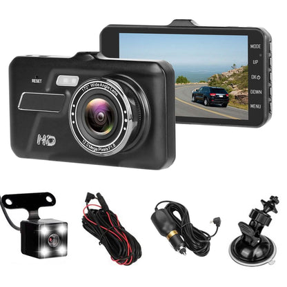 1080P 4-Inch Touch Screen Dual Dash Cam