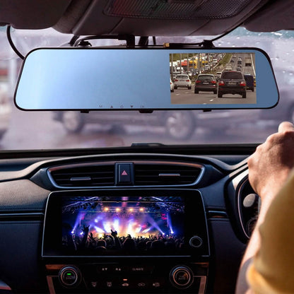 1080P Car DVR 4.3inches Dash Cam with 140° Angle Loop Recording
