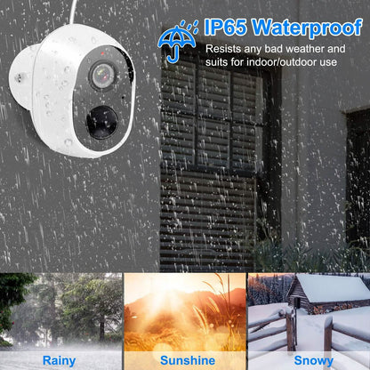 1080P FHD WiFi IP Two-Way Audio Security Surveillance Camera