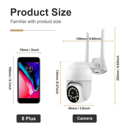 1080P Outdoor Full Color Night Vision Surveillance Camera