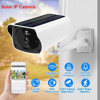 1080P Solar Powered Wifi IP Camera