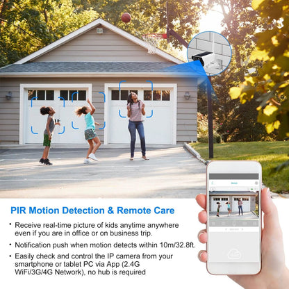 1080P Solar Powered Wifi IP Camera