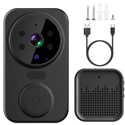 1080P WiFi Security Doorbell Camera 2-Way Audio Free Cloud Storage