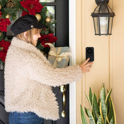 1080P WiFi Security Doorbell Camera 2-Way Audio Free Cloud Storage