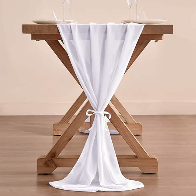 10Ft. Chiffon Table Runner