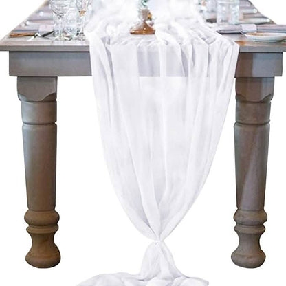 10Ft. Chiffon Table Runner