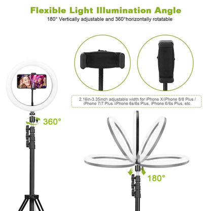 10in 120 LEDs Selfie Ring Light