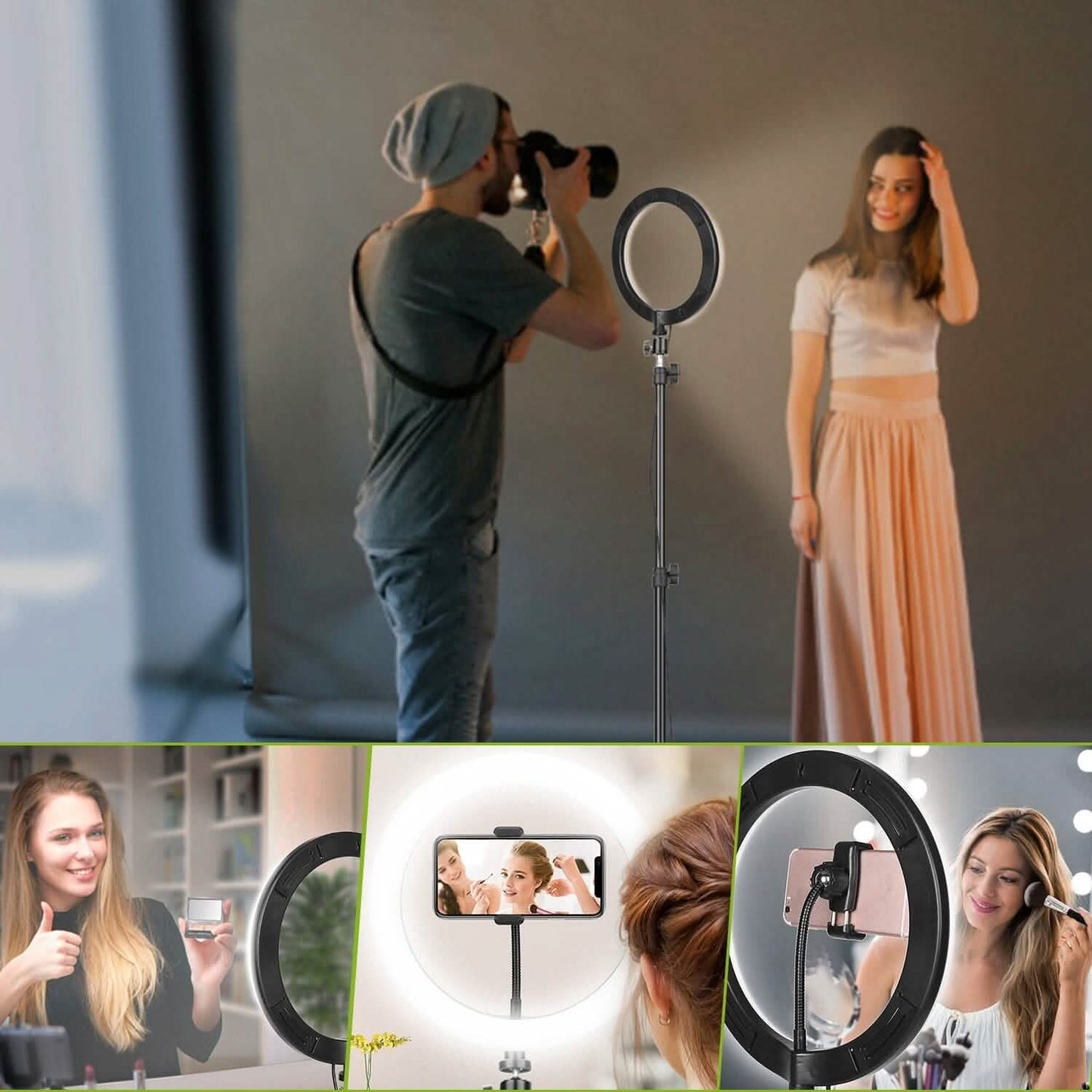 10in 120 LEDs Selfie Ring Light