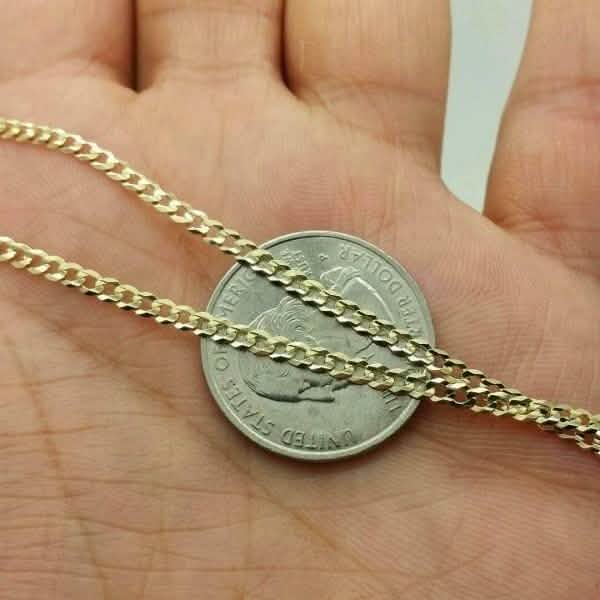 10K Gold Cuban 3MM Link Chain - Assorted Sizes