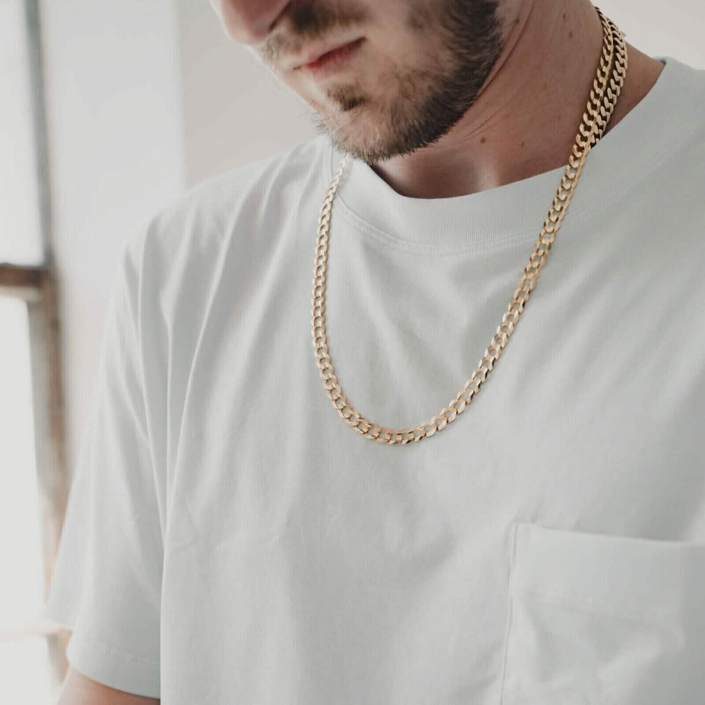 10K Yellow Gold Miami Cuban Curb Link Chain 6mm Necklace