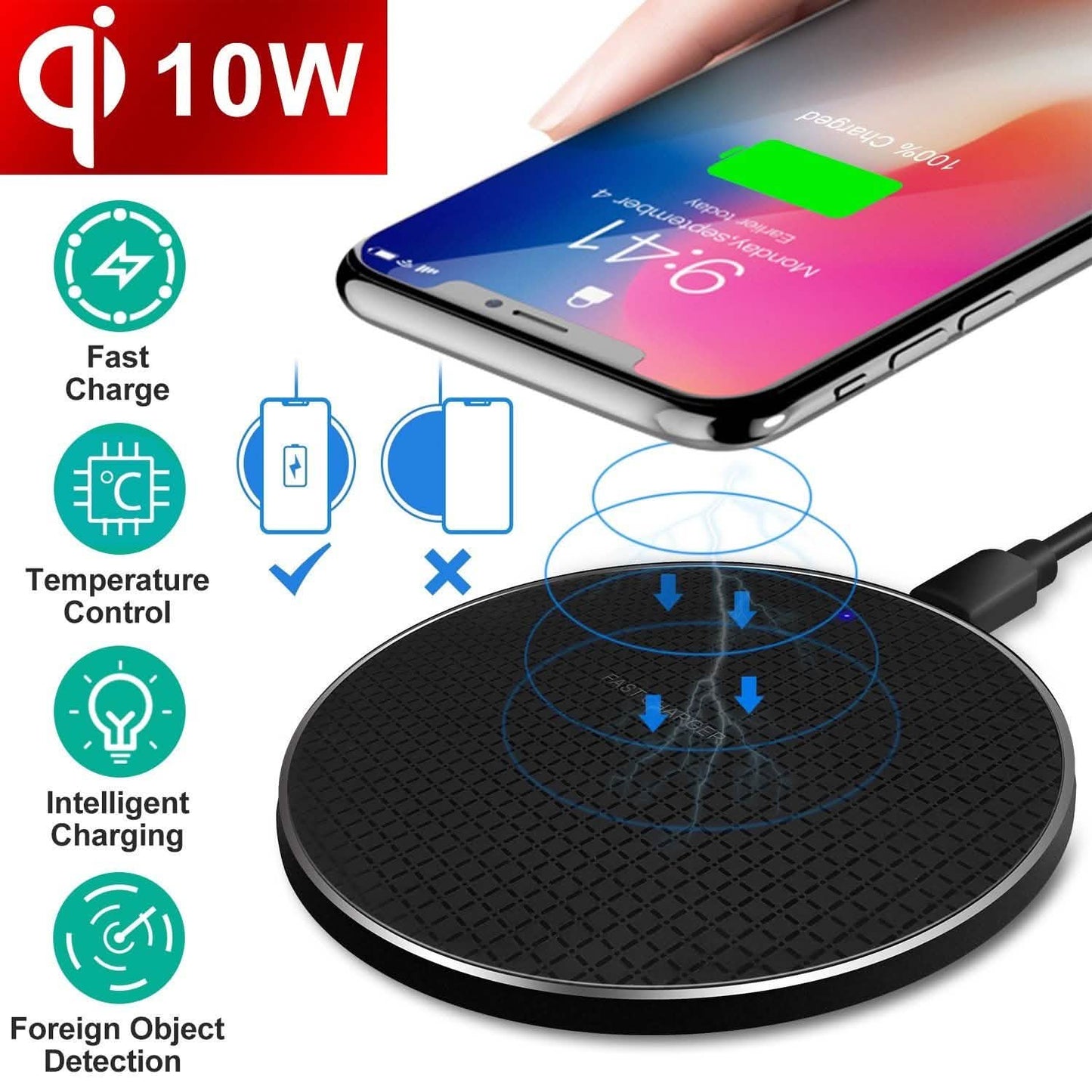 10W Qi Wireless Charger