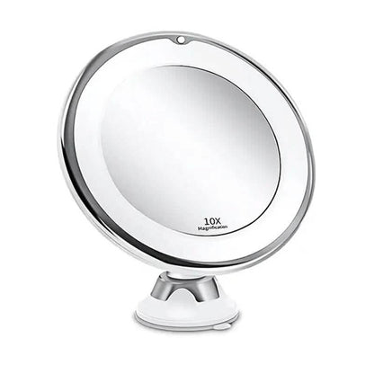 10X Magnifying LED Lighted Makeup Mirror