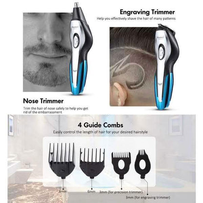 11-in-1 Professional Fast Charging Hair Clipper Haircut Shaver Wireless
